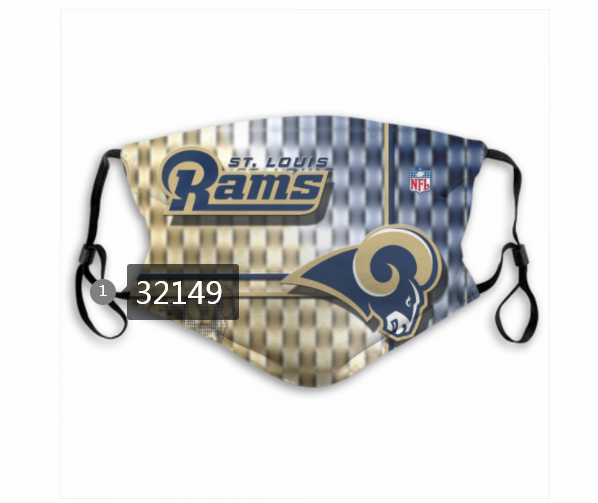 NFL 2020 Los Angeles Rams #20 Dust mask with filter